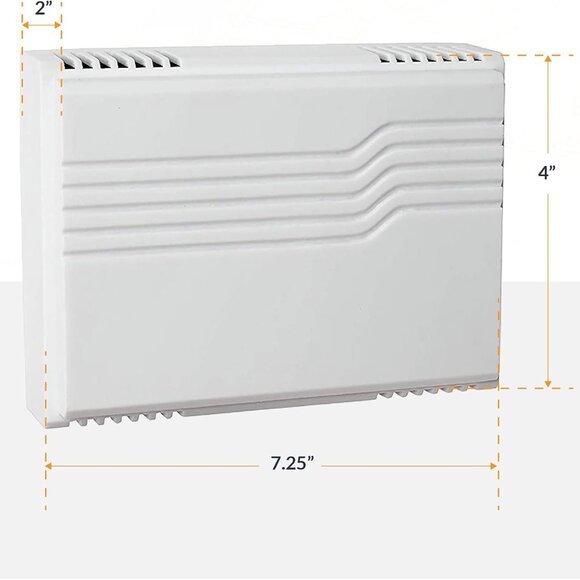 Newhouse Hardware Two Note Wired Door Bell Chime Kit W/Transformer & Surface Mou - Picture 3 of 5
